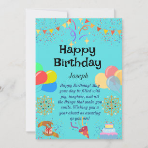 Invitation Joyeux Anniversaire