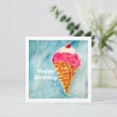 Invitation Joyeux Anniversaire (Debout devant)