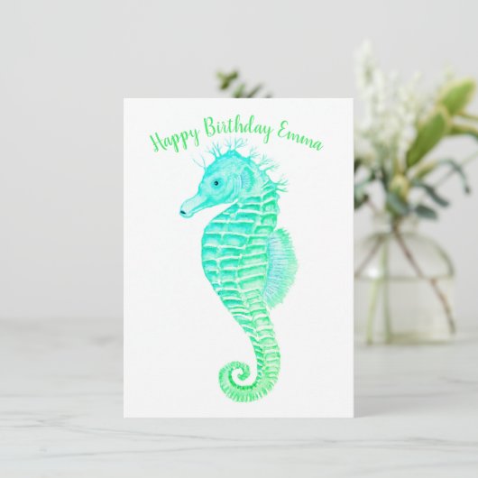 Invitation Joyeux anniversaire (Debout devant)