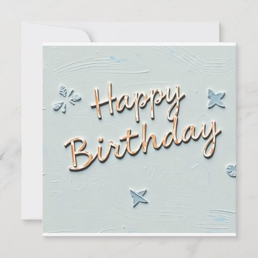 Invitation joyeux anniversaire (Devant)