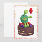 Invitation Joyeux anniversaire ! (Devant / Derrière)