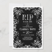 Invitation Joyeux anniversaire 20s 30s 40s (Devant)
