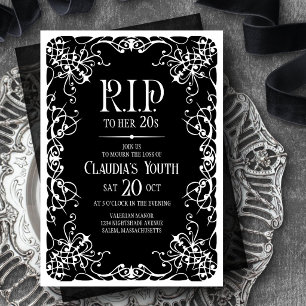 Invitation Joyeux anniversaire 20s 30s 40s