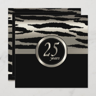 Invitation Joyeux anniversaire 25 ans