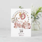 Invitation Joyeux Anniversaire Alice au Pays des Merveilles (Debout devant)