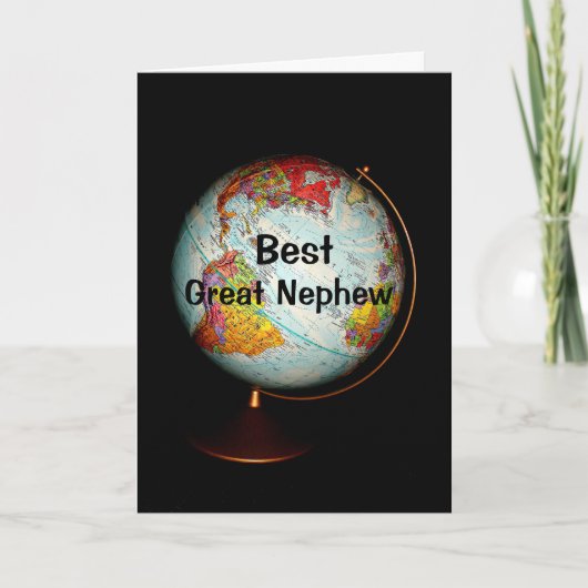 Invitation Joyeux Anniversaire Au Meilleur Arrière Petit-Fils (Devant)