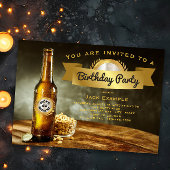 Invitation Joyeux Anniversaire Bière Tout Âge