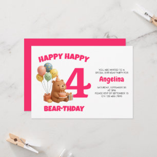 Invitation Joyeux Anniversaire CAPPY BRUH DAY Capybara Person