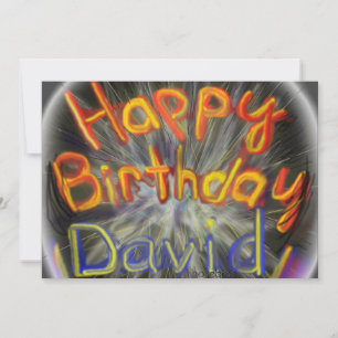 Invitation Joyeux anniversaire David 2014