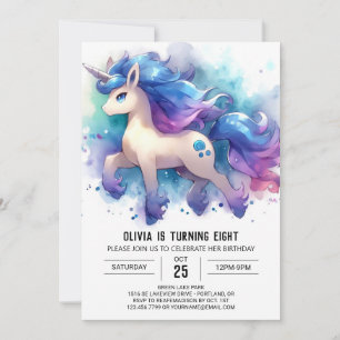 Invitation Joyeux anniversaire de Cheval en ligne