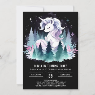 Invitation Joyeux anniversaire de Cheval Personnalisé