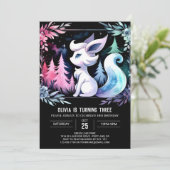 Invitation Joyeux anniversaire de Jungle Wolf (Debout devant)