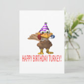 Invitation Joyeux anniversaire de la Turquie (Debout devant)