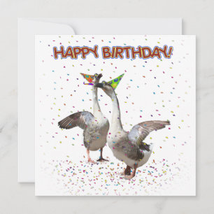 Invitation Joyeux anniversaire ! De Party Geese