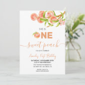 Invitation  Joyeux Anniversaire Douce Pêche  (Debout devant)