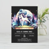 Invitation Joyeux anniversaire du Cheval de la Jungle (Debout devant)