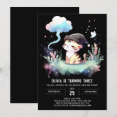 Invitation Joyeux anniversaire du tigre d'Imaginaire (Devant / Derrière)