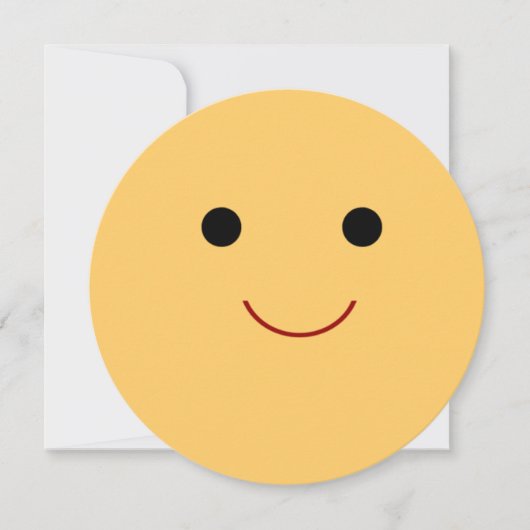 Invitation Joyeux anniversaire du visage (Devant)