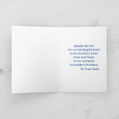 Invitation Joyeux anniversaire Enfants Fille Garçon âge Perso (Intérieur)