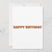 Invitation Joyeux Anniversaire et Beaucoup de S'mores Invitat (Dos)