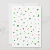 Invitation Joyeux Anniversaire Fille St Patrick Lucky One (Dos)
