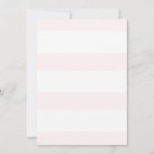 Invitation Joyeux Anniversaire Fleur Rose Aquarelle Dachshund (Dos)