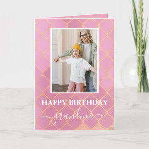Invitation Joyeux anniversaire grand-Carte photo