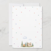 Invitation Joyeux Anniversaire Happy Camper 2 ans (Dos)