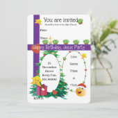 Invitation Joyeux Anniversaire, Jésus (Debout devant)