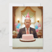 Invitation Joyeux anniversaire Joe (Devant)