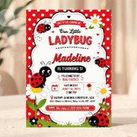 Joyeux Anniversaire Mignonne Coccinelle Rouge Noir