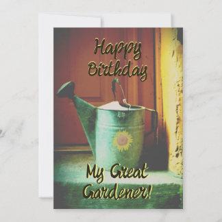 Invitation Joyeux Anniversaire Mon Grand Gardener !