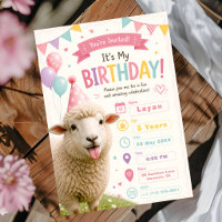 Joyeux Anniversaire Mouton Pastel