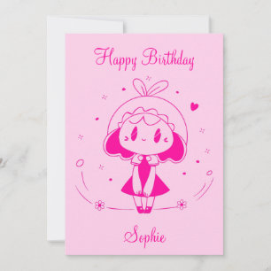 Invitation Joyeux anniversaire personnalisé