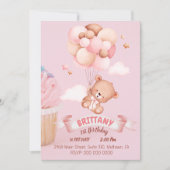 Invitation "Joyeux Anniversaire, Petit !" Teddy, anniversaire (Devant)