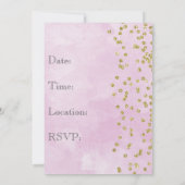 Invitation Joyeux anniversaire pour elle (Dos)