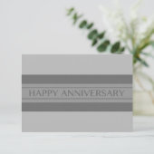 Invitation joyeux anniversaire rayure (Debout devant)