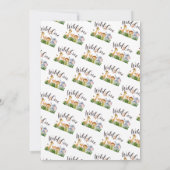 Invitation Joyeux Anniversaire Safari Mignon (Dos)