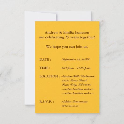 Invitation joyeux anniversaire (scrapbook) (Dos)