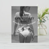 Invitation Joyeux Anniversaire Sexy Naughty (Debout devant)