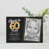 Invitation Joyeux Anniversaire Soixante Ans 60e Anniversaire (Debout devant)