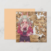 Invitation Joyeux anniversaire VTuber (Devant / Derrière)
