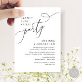 Invitation Joyeux Après La Fête, Dîner Mariage