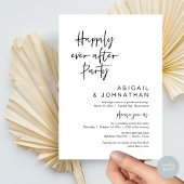 Invitation Joyeux Après La Fête, Dîner Mariage Elopement