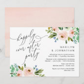 Invitation Joyeux Après La Fête, L'Édifice, La Verdure (Devant / Derrière)