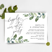 Invitation Joyeux Après La Fête, L'Édifice, La Verdure