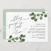 Invitation Joyeux Après La Fête, L'Édifice, La Verdure (Devant / Derrière)