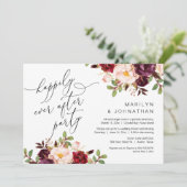 Invitation Joyeux Après La Fête, L'Elopement, La Bourgogne (Debout devant)