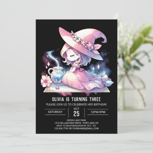 Invitation Joyeux Assistant Amusement Anniversaire (Debout devant)