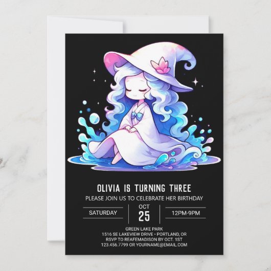Invitation Joyeux Assistant Dreamy Anniversaire (Devant)